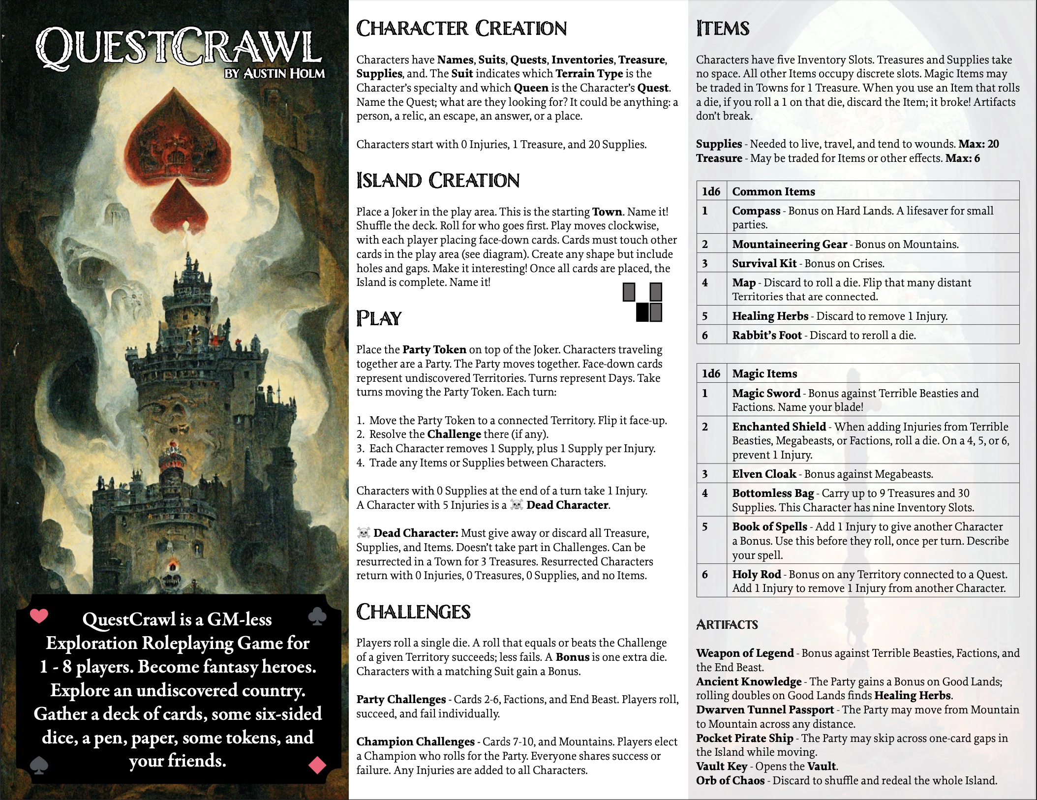 QuestCrawl 2.0 Page 1