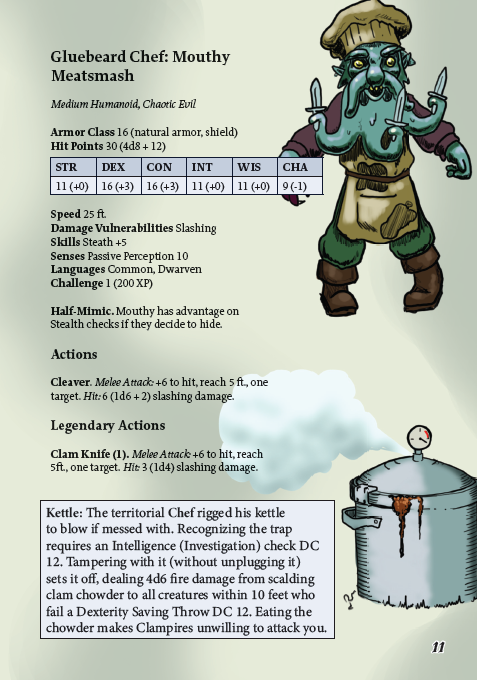 Dark Side of the Mine - 5 unique 5e compatible monsters designed for this spelljammer adventure