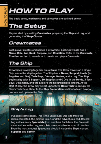 WarpCrawl: GM-less Sci-Fi Exploration RPG