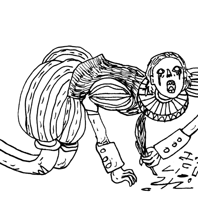 Creepy demon possessed noble!